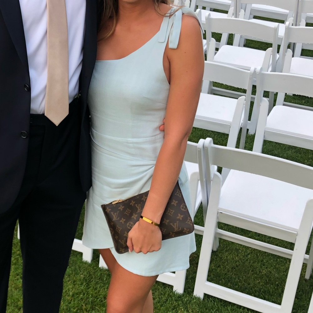 White Fox Blue Dress